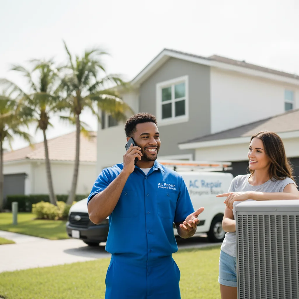 AC Repair Pompano Beach customer support in Thomson